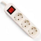 Extension Socket German 3 Outlets Electrical Wire Sockets Switches