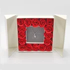 Gift High Quality Jewelry Gift Box Made Of Special Paper Mounted With Grey Board Paper