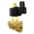 Air Solenoid Valve 2W Series 2W200-20NO Brass Body Normally Open 3/4 Inch Air Water Solenoid Valve
