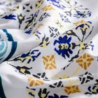 white bedding duvet sets custom embroidered Hotel Bedsheet Bedding Set