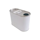 2.5 Liter Empty Flask Can Tin Container Bucket Pail Can with Lid
