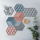 Decoration Table Decoration Western PVC Hot Stamping Mat Heat-Insulating Non-Slip Coffee Table Mat