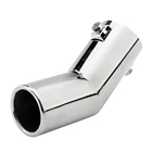 Automobile exhaust pipe A191 refit 5.1cm diameter universal tailpipe stainless steel muffler accessories