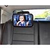 Large Rear Facing Shatterproof Adjustable Infant Baby Car Mirror For Back Seat