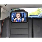 Large Rear Facing Shatterproof Adjustable Infant Baby Car Mirror For Back Seat