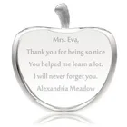 laser engraving crystal apple paperweight decoration de mariage