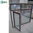 Australia Standard Modern Aluminum Casement Frame Glass Windows