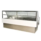 supermarket display refrigerator butcher meat chiller showcase