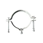 Logo Customization Clamp Pole Hot Sale Customized Cable Carbon Steel Galvanized Pipe Clamp for Pole Accessories