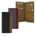 2020 New arrival leather canvas woman long wallet card holder wallet organizer