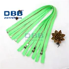 Open-end Zipper Customized Open-End Auto-Lock #3 #5 #8 #10 Green Color Tape Metal Zipper