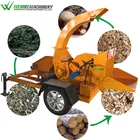 Weiwei forestry wood chipper shredder tree branch crushing cutting machine for garden usage