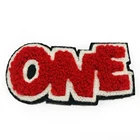 Custom Brand Logo Letter Embroidery Trademark Label Special clothing patches jeans and coats are available