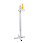 Hand Soap Dispenser Touchless Wholesale Metal Step Foot Operated Liquid Soap Sanitizer Dispenser Stand Hand Touchless