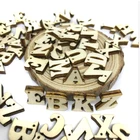Craft Unfinished MDF Hanging Wall Wooden Craft Letters Alphabet Wood Letter Set