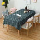Cotton Linen Printing Deer Table Cloth Waterproof Oilproof Tablecloth