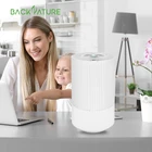 Big and high efficiency HEPA filter at button black white desk air purifier