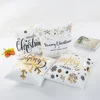 Gold and White Decorative Christmas Pillow Covers Cushion