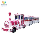 Factory Outdoor Cheap Gasoline Tourist Train Amusement Park Equipment Kids Diesel Trackless Train For Sale