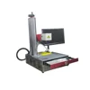 Raycus/ Ipg/Mopa 20W 30W 50W Split type decktop type memory card fiber making machine laser marking
