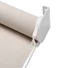 plastic spline indoor windows PVC Coating Manual horizontal roller shades