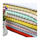 Wholesale 100% Polyester Super Minky Dot Plush blanket Fabric