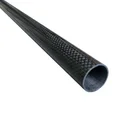 Carbon Fiber Glossy Finish Carbon Fiber Telescopic Round Tube Tubing Pipe Pole