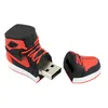 Hotsale high quality fashion mini 3d shoes jordon air pvc usb flash disk drive