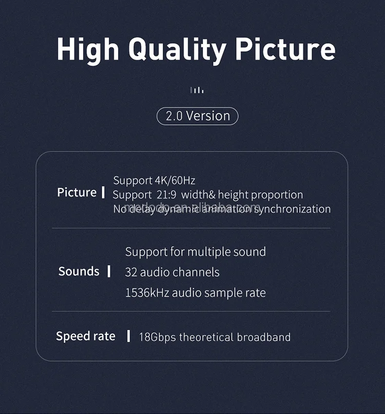 Mcdodo New 2019 Trending Product Aluminum Alloy 1.4 2.0 3840p 2160p 4K Resolution HD-MI to HD-MI Nylon Cable Ps2 Ps3 Ps4 Hdtv - ANKUX.COM