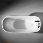 Bravat bathroom corner bathtub, bathroom tub round, bathtub baby bath tub