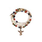 Sample Free crystal bracelet necklace two wearing rainbow bracelet