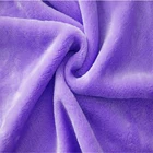 Purple flannel fabric and soft double side blanket flannel fabric