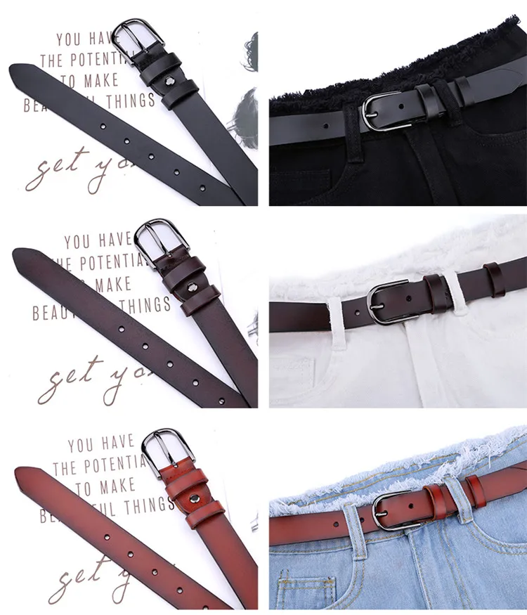 IGM Brand most popular good design fashion ladies leather belts women pu belts