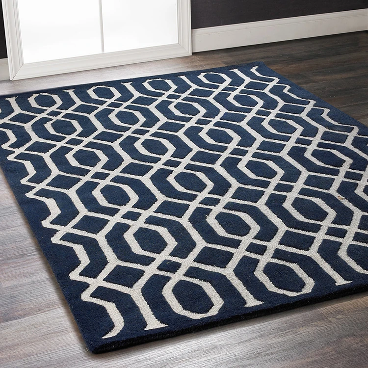 pure wool 11mm thick textured wool carpet