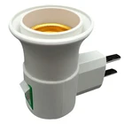 CE ROSH E27 with vertical Flat Plug Light Bulb Lamp electrical plug socket Base Holder Adapter Converter from factory