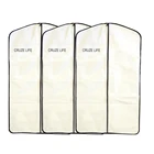 Custom large hanging dress suit cover cotton clothes garment duffle bag