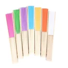 Fan Paper Wholesale High Quality Small Souvenir Fold Customised Bamboo Hand Fan Paper