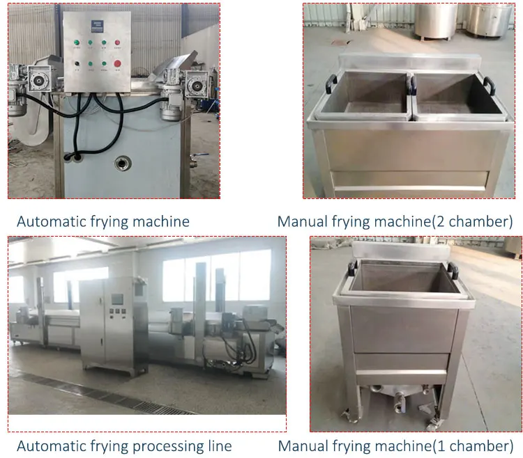 New Design Electric Cashew Frying Machine Gas Industrial Deep Pressure Fryer details