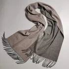 China suppliers double face pure cashmere scarf for women