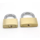 Top security weather proof 50mm brass cylinder hardware padlock for outdoor
