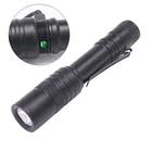 Mini Rechargeable Pen Clip LED Flashlights Torch