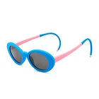 Children Shades Baby boy New Fashion UV400 Eyewear sun oval glasses anti-falling design eyewear kid girl sunglasses