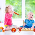 Music Musical Instrument Creative Building House Blocks Wooden Toy Music Kids Musical Instrument Set