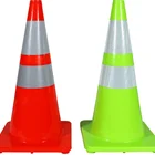 28'' height Solid Orange Reflective PVC Traffic Cone Safety cone