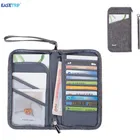 Custom Security Zipper Card Travel Passport Wallet Bag Family Personalized Passport Holder