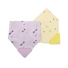 New Product Baby Bandana Silicone Bib Teether , Waterproof Cotton Baby Bib With Teether wholesale