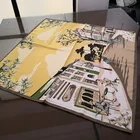 New design from famous designers digital print custom design silk scarf big muslim scarf hijab