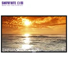 SNOWHITE 16:9 100 Inch 3D HD Aluminum Frame Projector Screen Flexible White BX-3V100KFH-BV