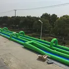 Giant Inflatable Slide The City,Inflatable Water Slide,100m Inflatable Slip N Slide