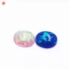 Oval Opal Stone Opal Opal Stone Price Wholesale Gemstone Flat Cut Oval Cabochon Synthetic OPAL Stone